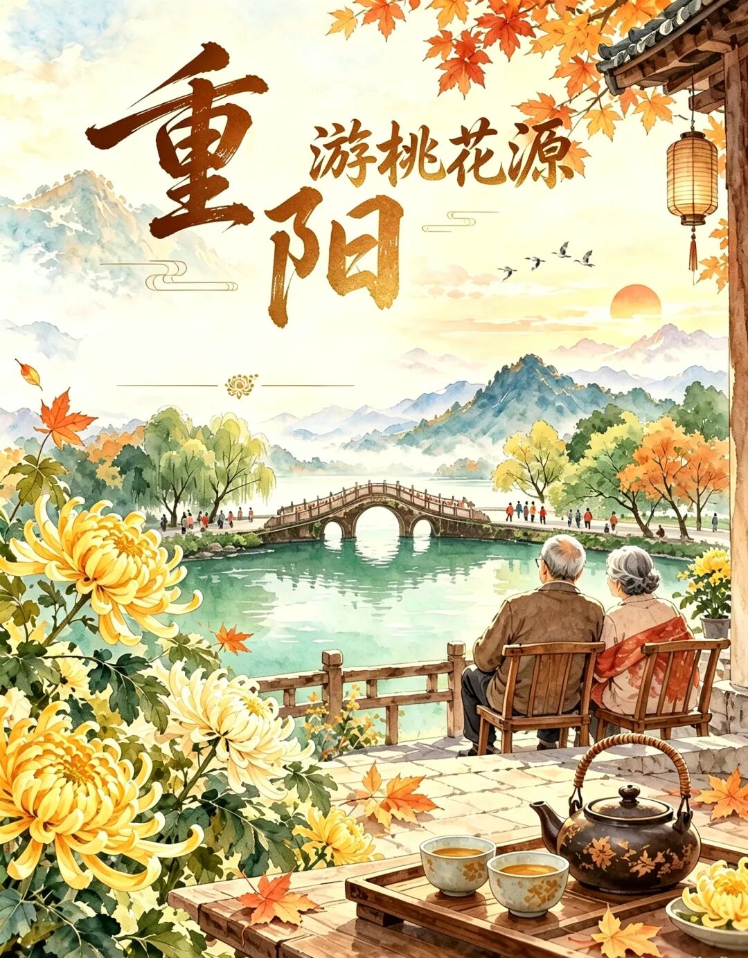 重阳,来桃花源免费喝擂茶