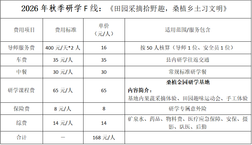 桑植县发布2026年秋季研学线路【内附具体线路】