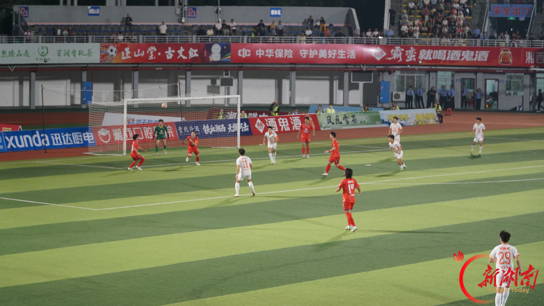 0:0 ,湘西半场战平邵阳