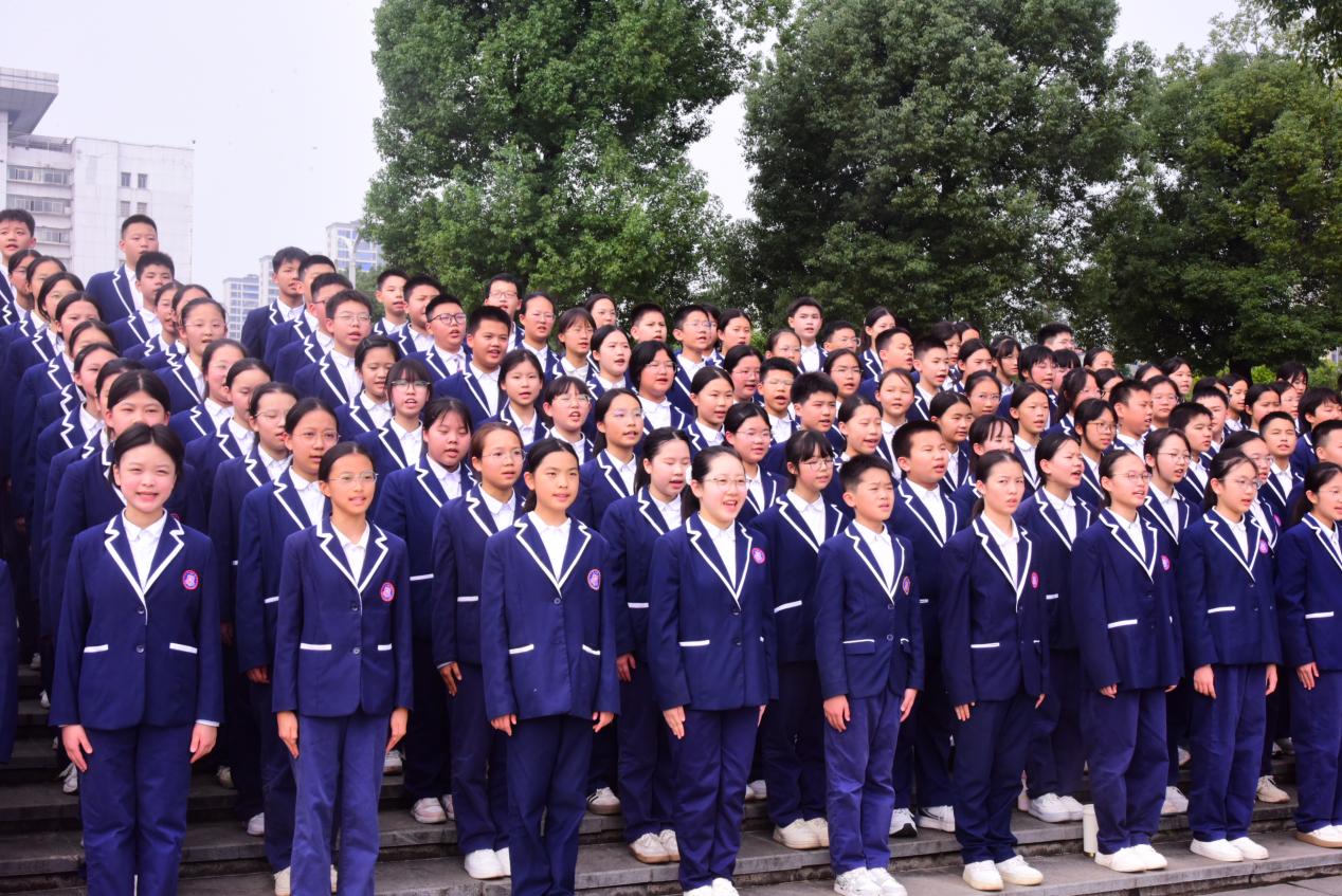 湘阴县城东学校:忧乐童声诵经典 献礼岳阳楼记诞生 980 周年