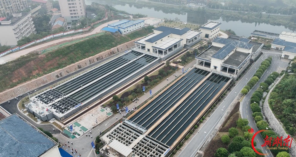 群众喝上安全水 优质水 放心水  衡阳县第二水厂二期竣工通水