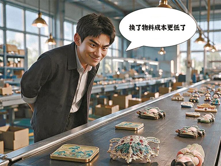 团伙7个月仿造热门文创冰箱贴80余万枚，销售金额1660余万元，主犯因侵犯著作权罪，被判3年6个月并处罚金80万元
