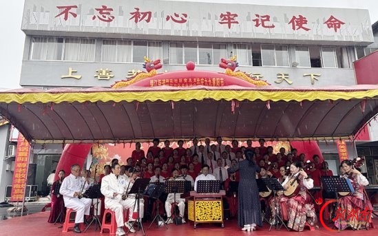 石门县楚江街道荷花社区:党群阵地聚银发 文明实践暖重阳