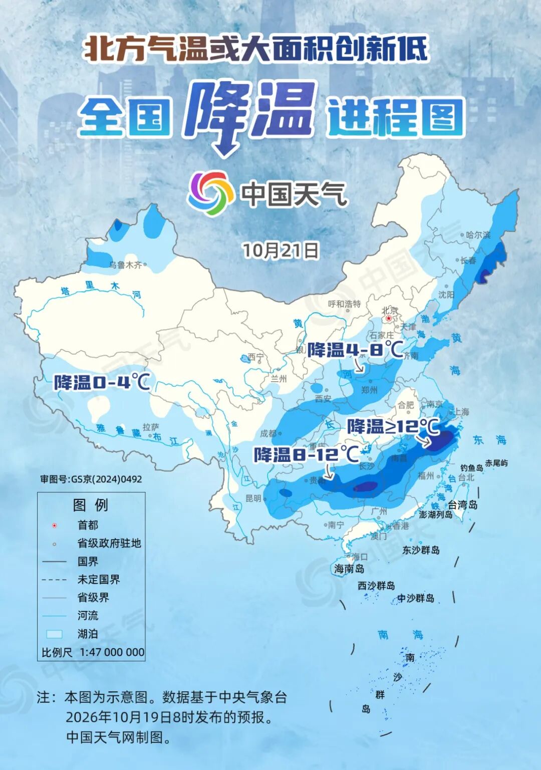 冷空气一波接一波,哪里气温猛降需添衣?