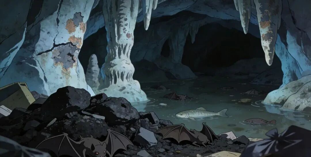 守护地下溶洞,别让垃圾污染我们的地下水源
