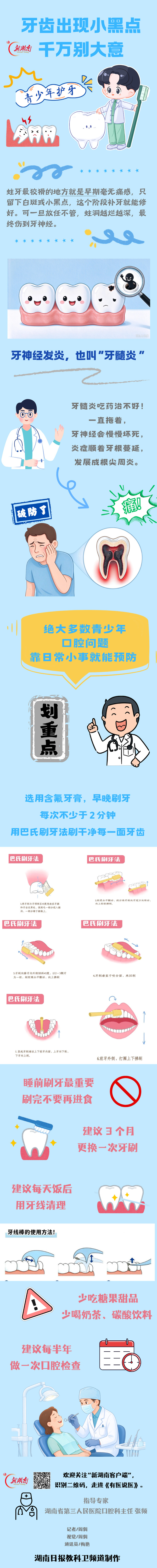 “医”图读懂|请家长留心:孩子牙齿出现小黑点,千万别大意
