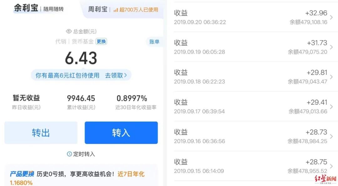 一男子服刑七年后出狱,发现50多万元存款仅剩6.43元;其中47万元转入银行卡后被用于多人充值、转账及还款消费,警方已立案