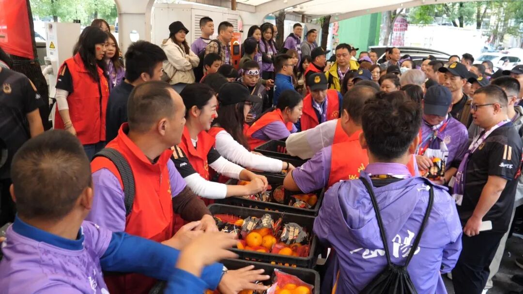 石门柑橘亮相湘超常德主场