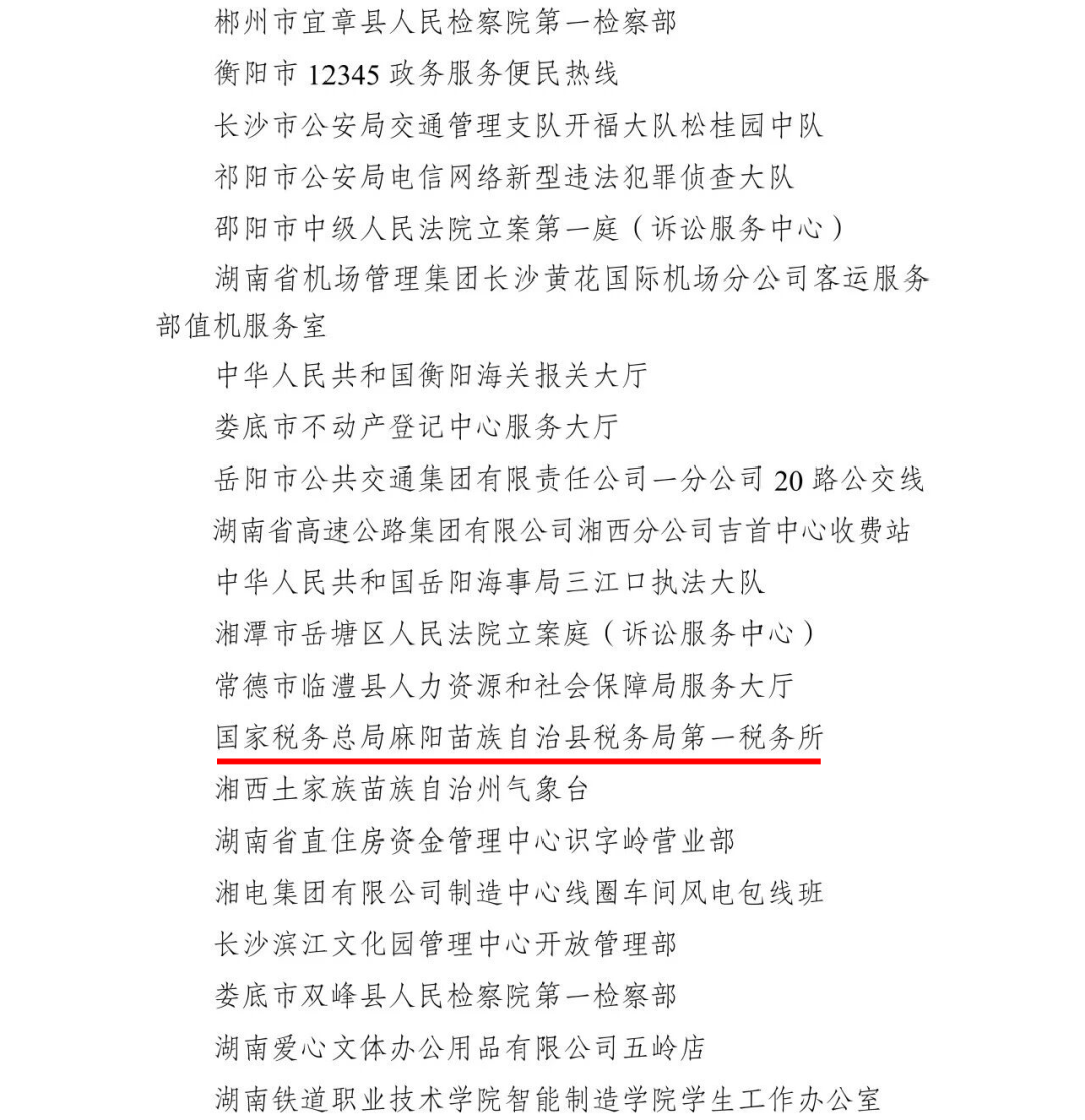 国家级荣誉!怀化这些集体入围