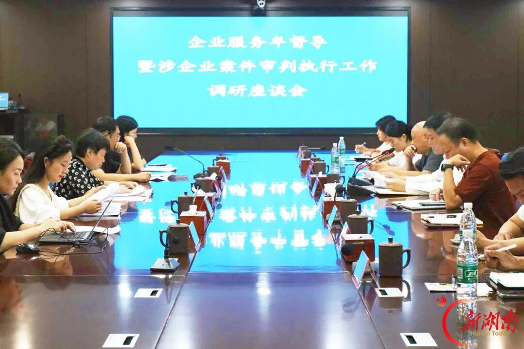 永州中院开展“企业服务年”专项督导暨涉企案件审判执行工作调研