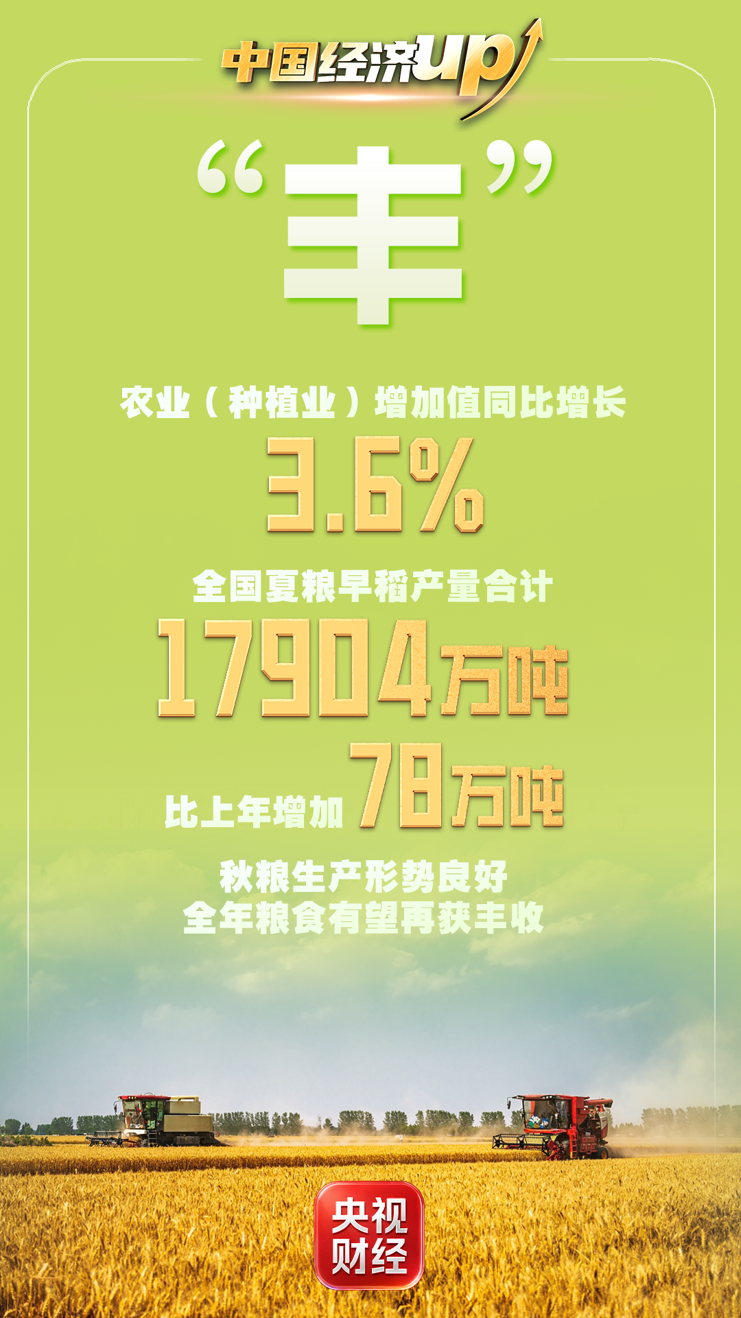 “稳、丰、新、好、快、优” 六个字读懂中国经济秋季报