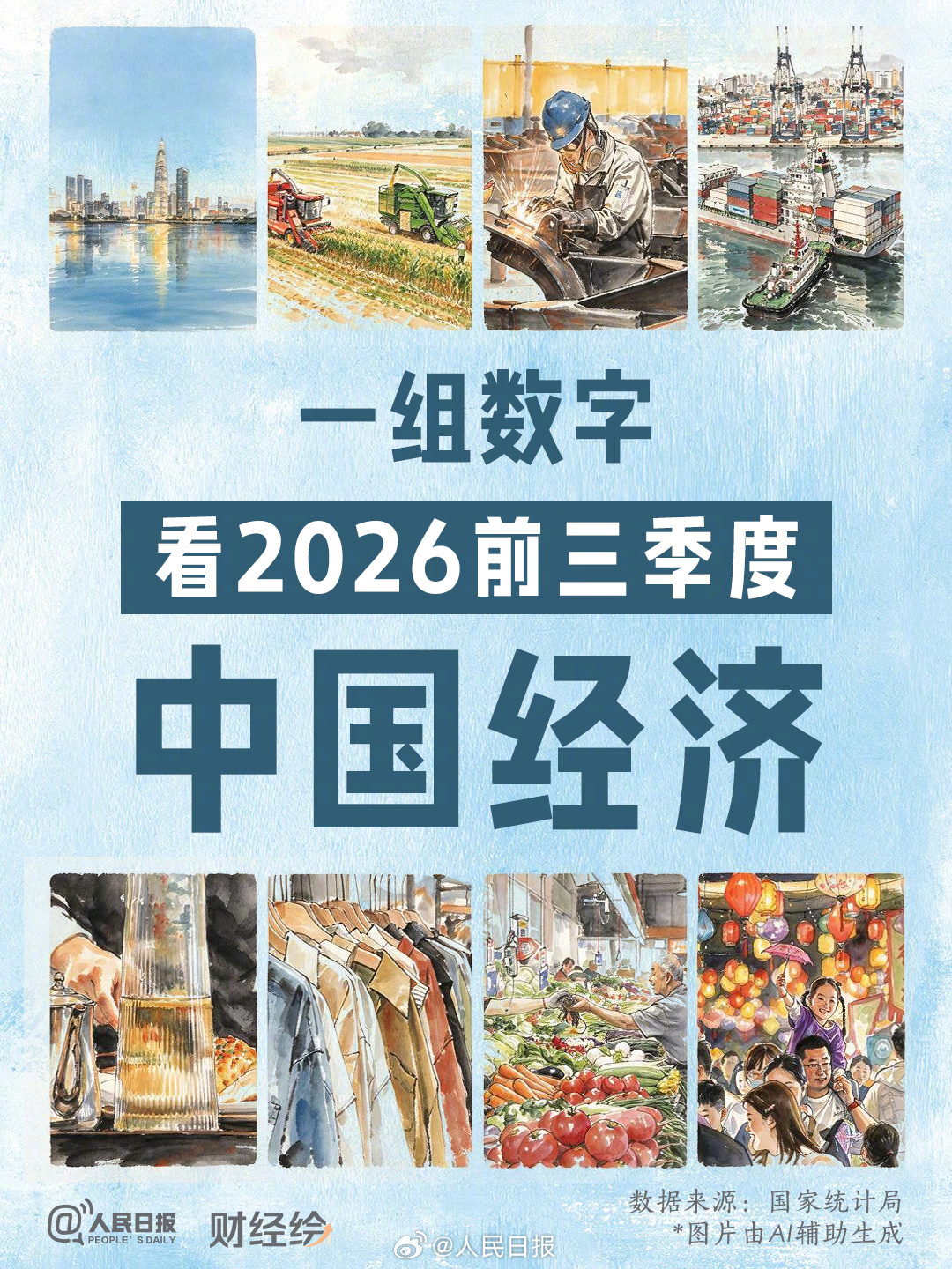 一组数字看2026前三季度中国经济