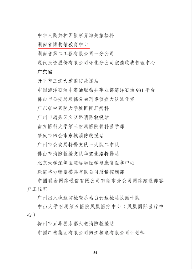 第22届全国青年文明号拟命名集体公示!开福区7个集体入围