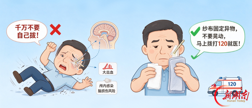 头部无小事！扎入异物千万别随手拔