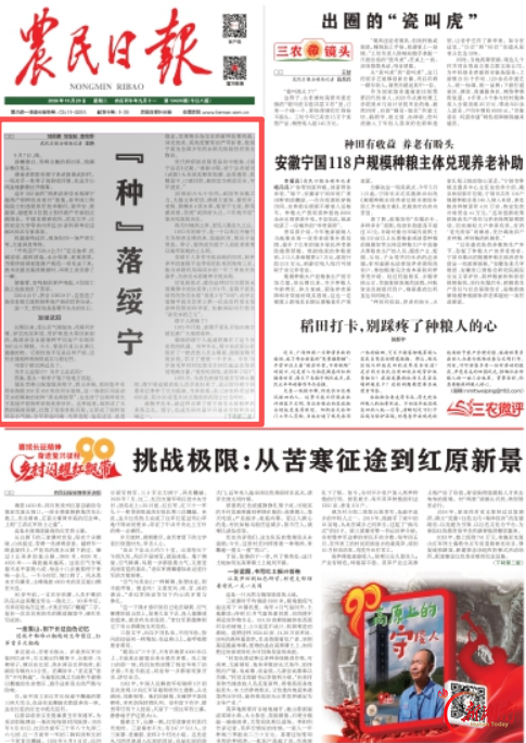 粒粒良种落平川,万山稻浪托国安——评深度报道《“种”落绥宁》