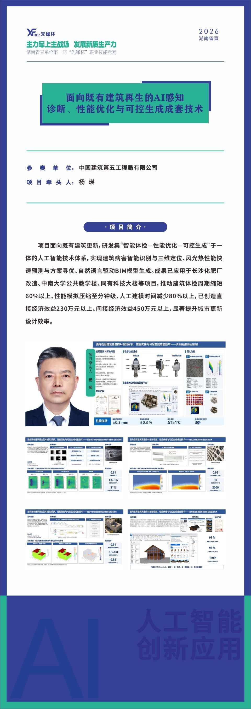湖南省直首届“先锋杯”人工智能创新应用决赛即将开赛,15个入围项目亮点提前看