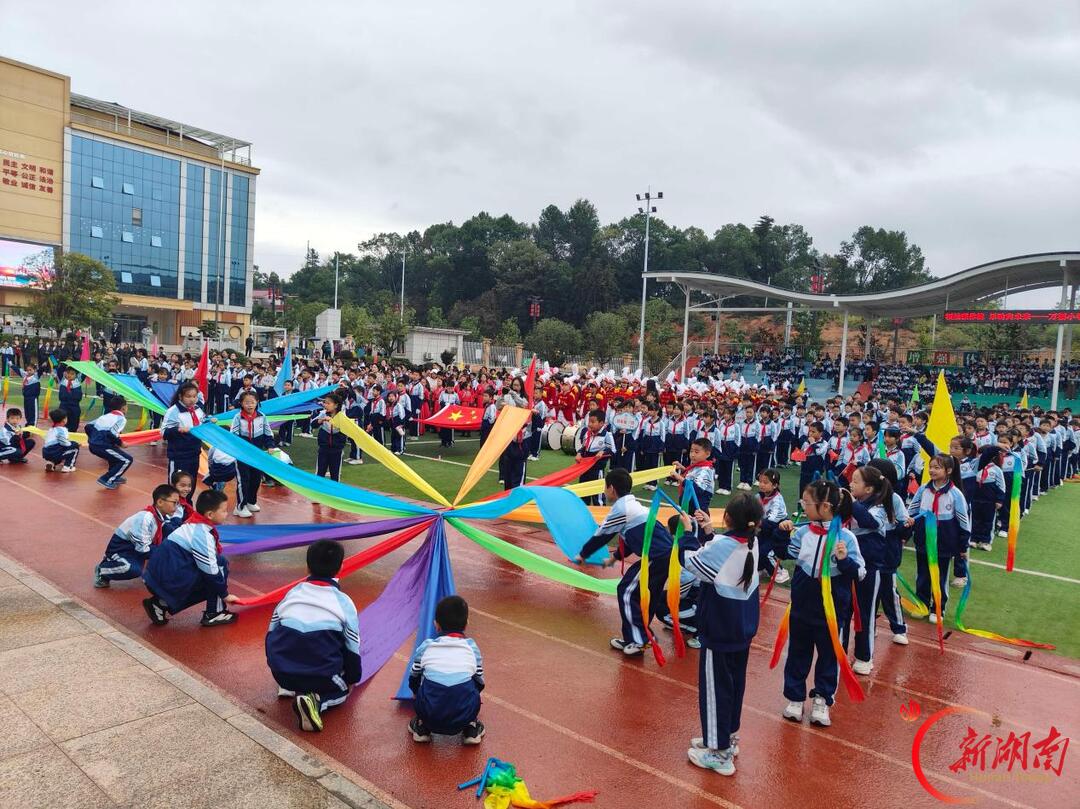福娃强体魄 乐动向未来——衡阳市万福小学第五届“乐行”体育节开幕