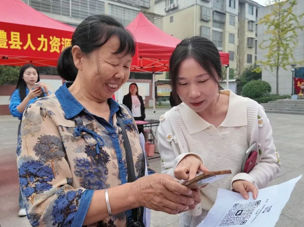 临澧县开展“社保服务进万家”活动