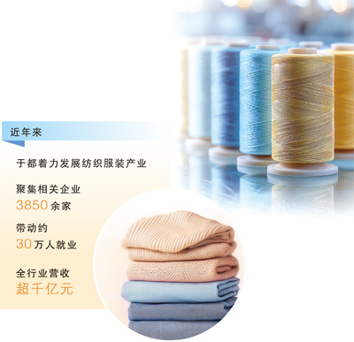 看中国好物七十二变丨于都:一根纱线织出千亿产业