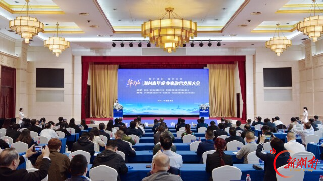 华灿·湘台青年企业家融合发展大会在长沙举行