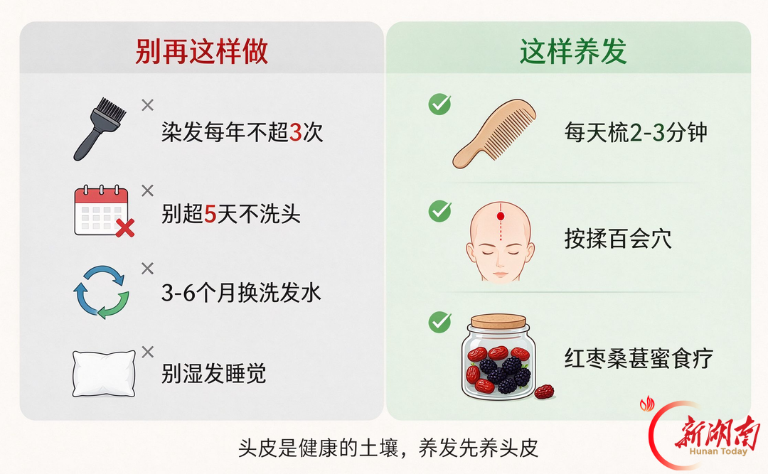 头发是早上洗还是晚上洗好?这些伤发行为,真的别再做了→