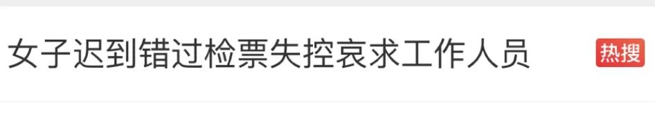 “女子迟到错过检票跪求工作人员”,最新通报:由于该列车已停止检票,按规定未予放行,工作人员进行了解释安抚,引导其改乘后续车次