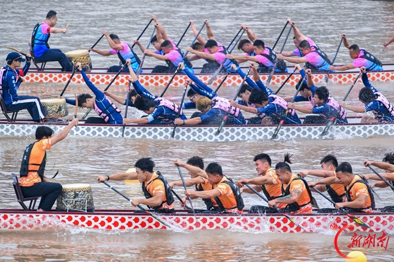 图集 | 澧水竞渡!第十一届全省民族运动会龙舟项目开赛