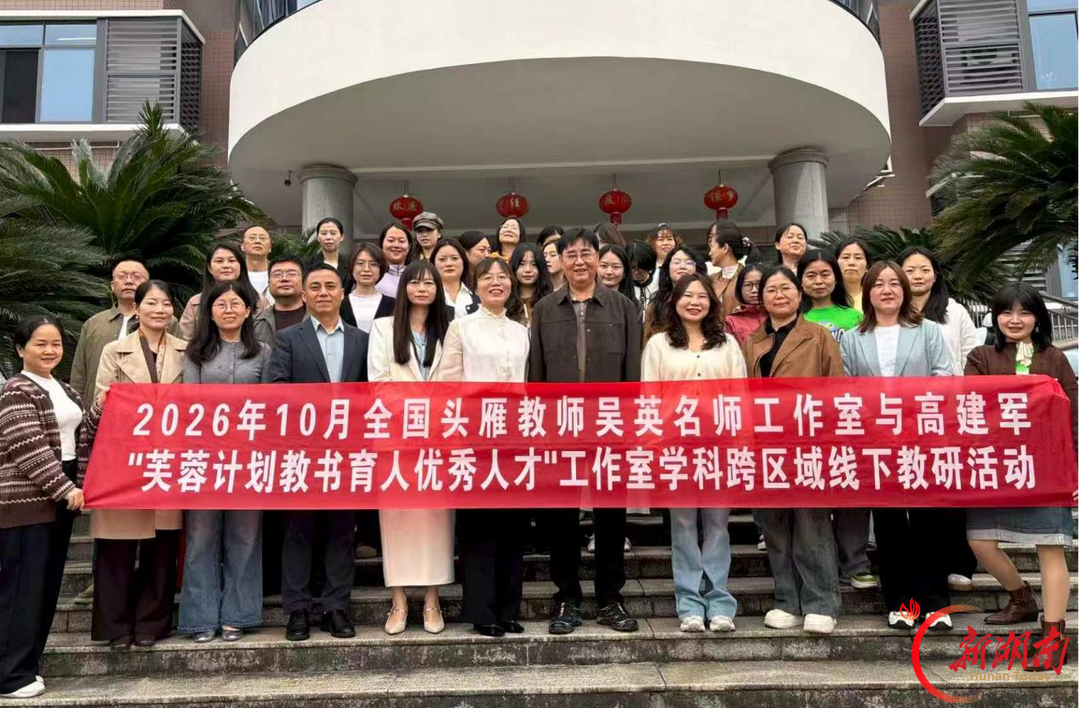 沅江市:头雁领航促教研 跨域研修赋新能