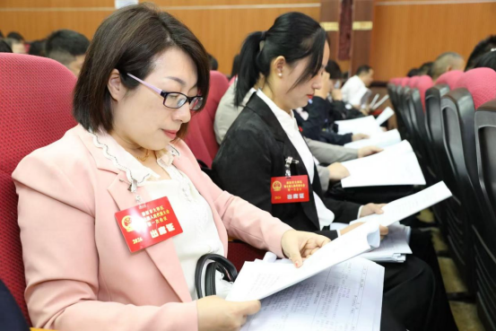 大祥区第七届人民代表大会第一次会议开幕