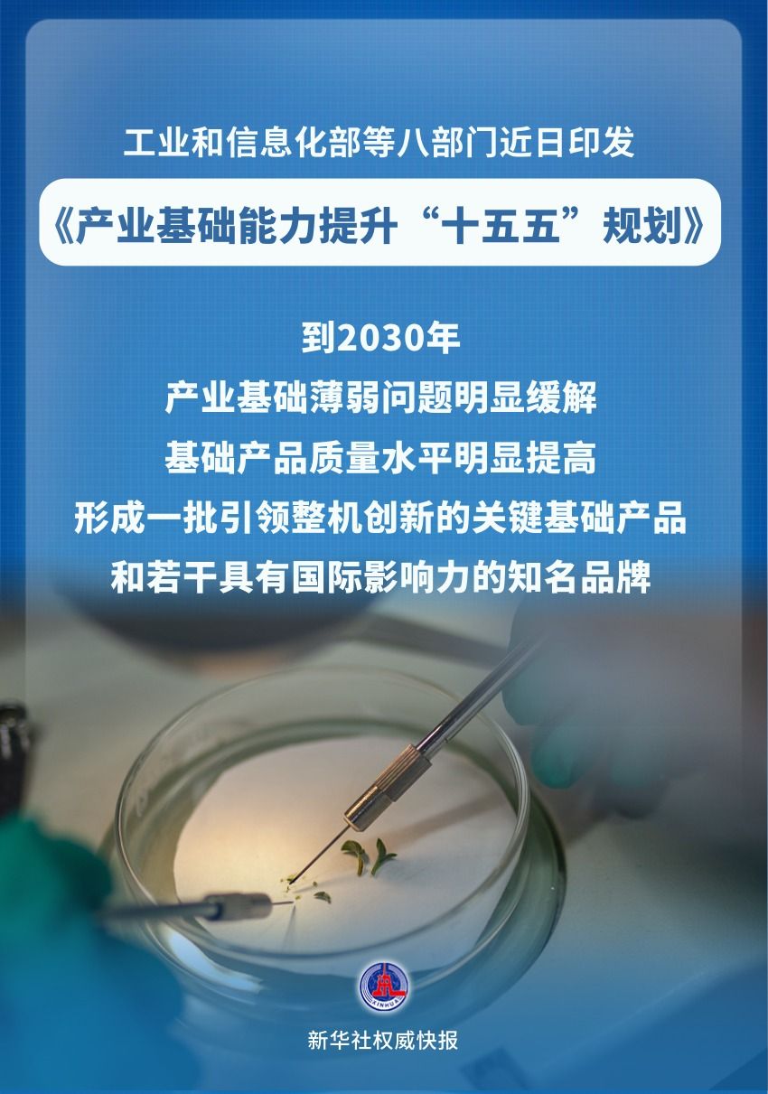 产业基础能力提升“十五五”规划发布