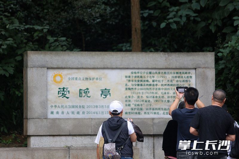 爱晚亭秋色吸引游人纷至沓来|组图