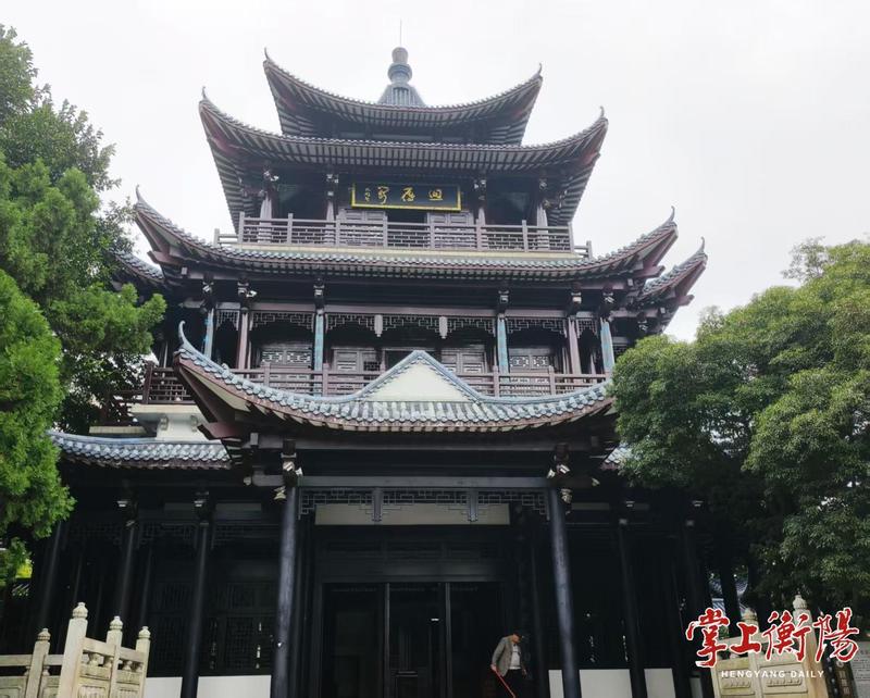 20多天精细修葺，回雁阁再现“衡州第一阁”风采