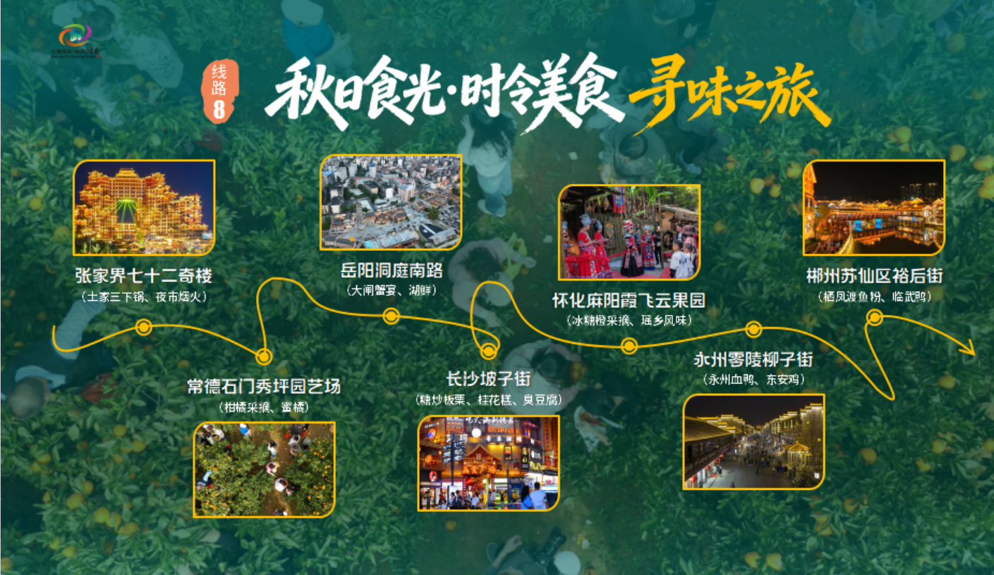 收藏!湖南发布10条秋游线路,赏叶、登高、采摘、美食等全包