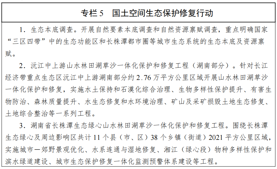 湖南省人民政府关于印发《湖南省自然资源保护利用“十五五”规划》的通知