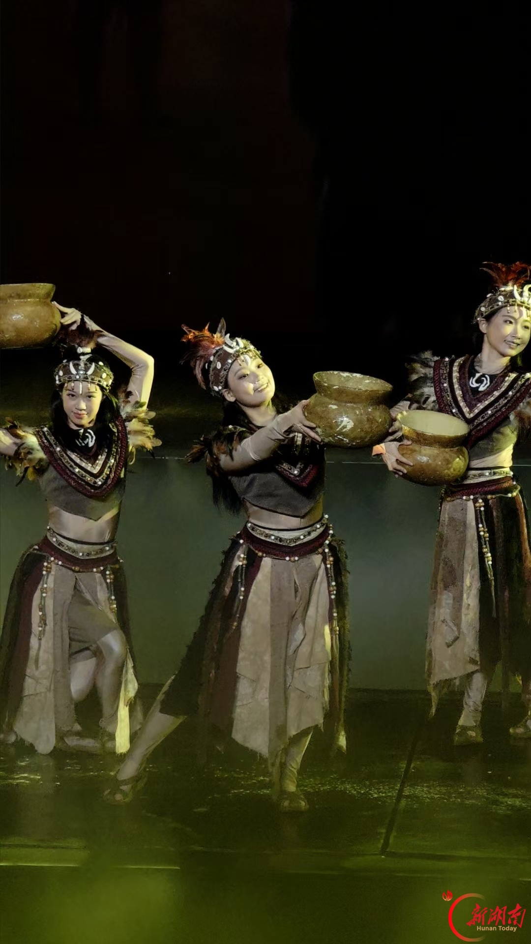 图集|大型实景演艺《稻梦·城头山》首演 六千年稻作文明“活”了!