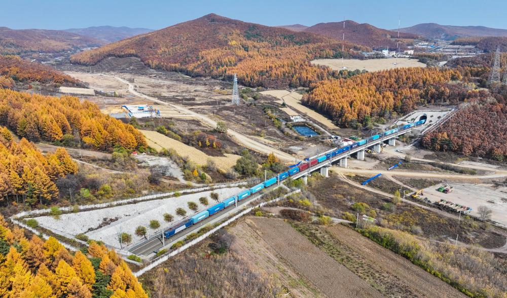中欧班列“东通道”年内通行量突破6000列
