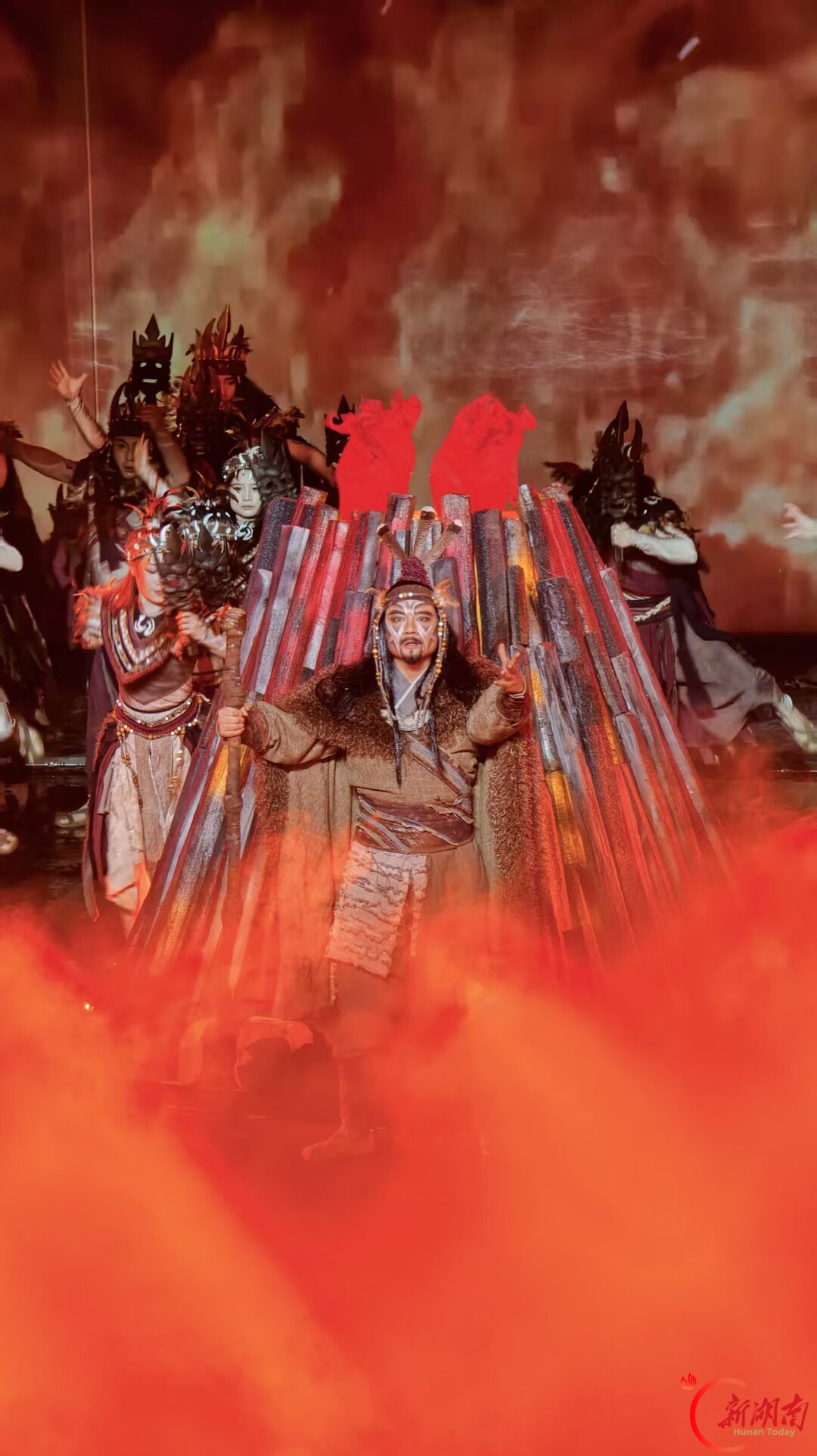 图集|大型实景演艺《稻梦·城头山》首演 六千年稻作文明“活”了!