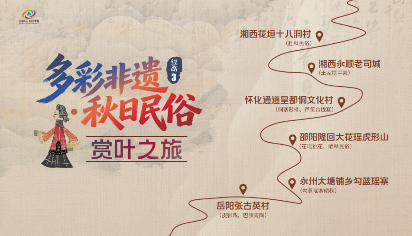 收藏!湖南发布10条秋游线路,赏叶、登高、采摘、美食等全包