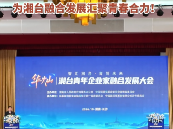 湘台青年企业家融合发展大会举行：为湘台融合发展汇聚青春合力！