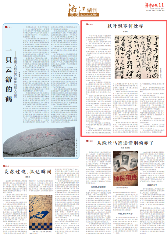 秋叶飘零何处寻|湘江副刊·艺风