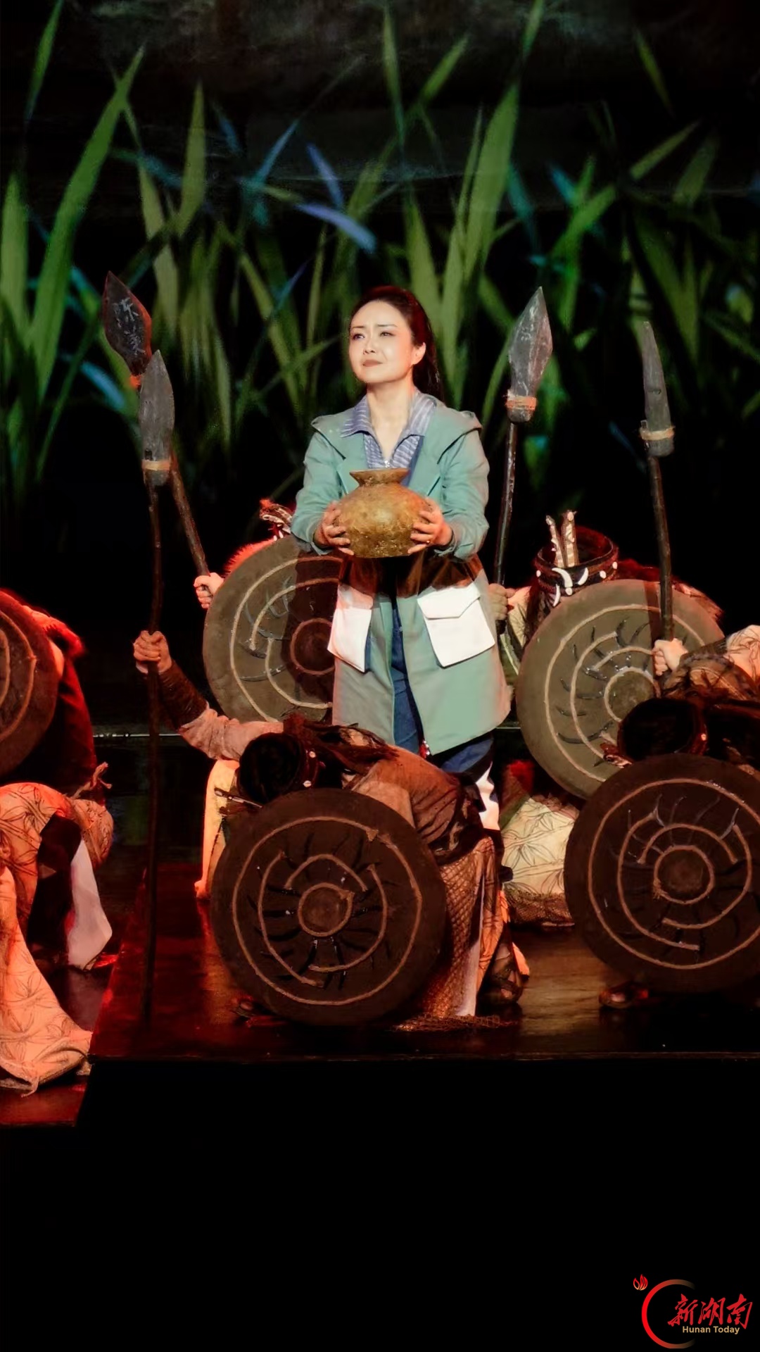 图集|大型实景演艺《稻梦·城头山》首演 六千年稻作文明“活”了!