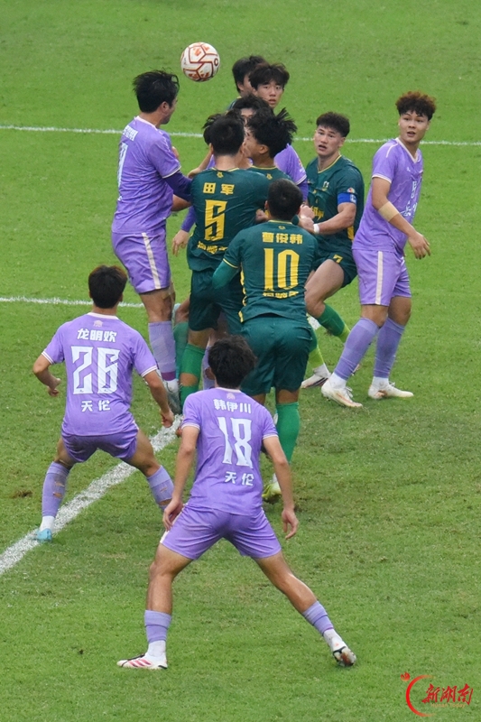 “湘超”第十二轮:郴州队3比0战胜岳阳队