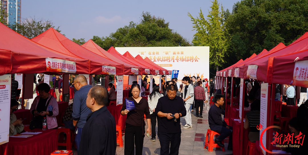 娄底金秋招聘月专场招聘会搭起就业“连心桥”