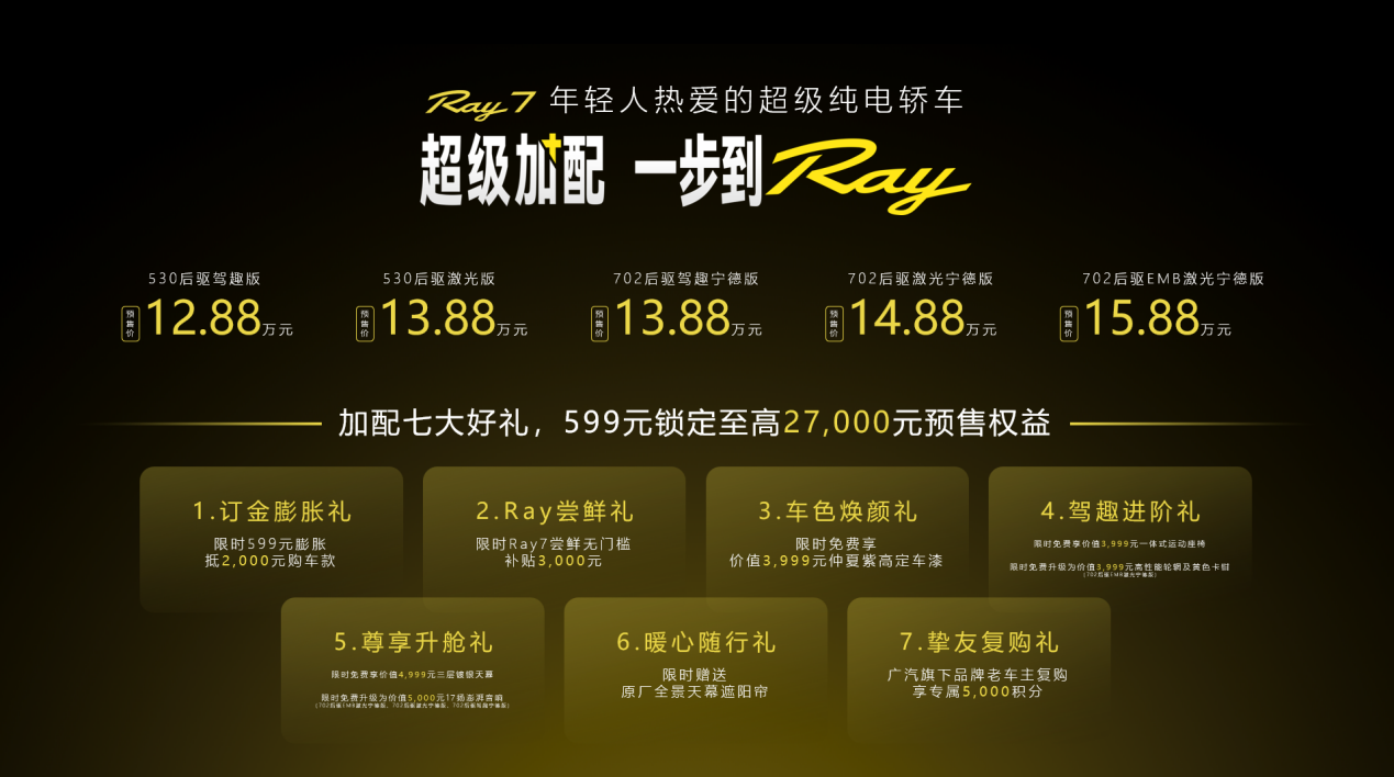 以科技赴湘,为年轻而来|广汽埃安 Ray7 湖南专区预售发布会举行
