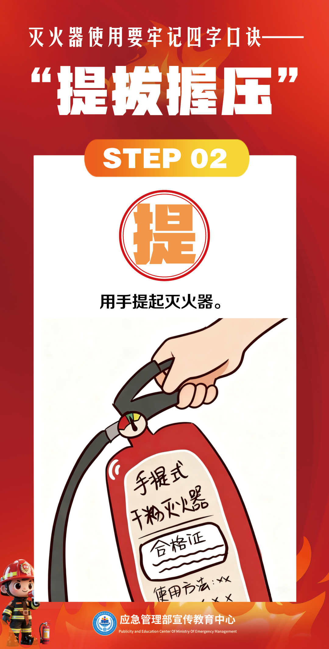 全国消防宣传月 | 使用灭火器:会背口诀≠火场能救急
