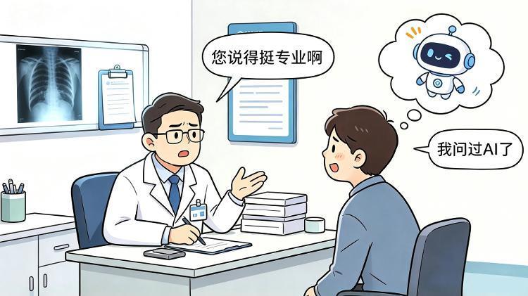 进诊室前先问AI再考大夫!医生咋接招?