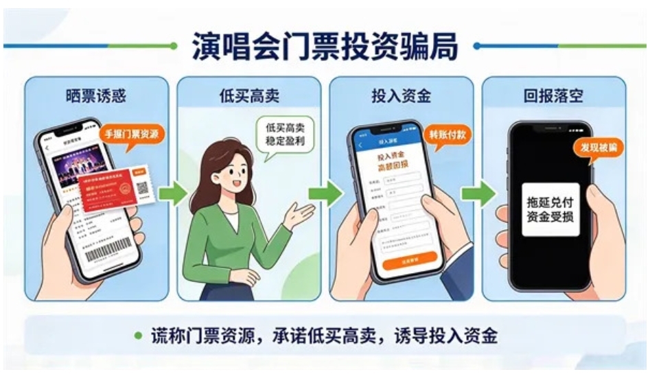 防骗警示窗:投29万月回32万?门票“稳赚”是钓饵