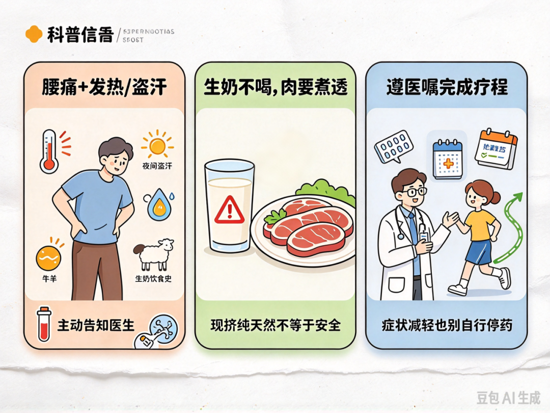 健康科普 | 腰痛老不好?警惕布病“啃”脊柱