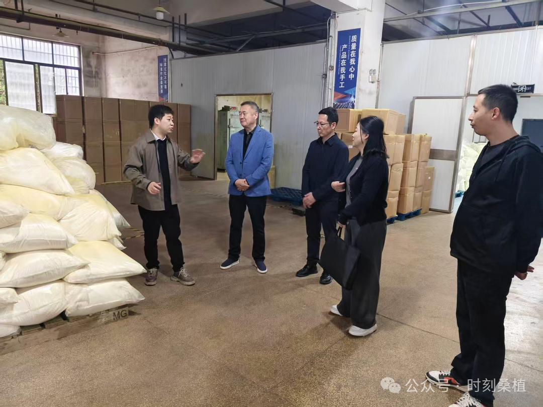 张家界市科协来桑调研指导科创与企业发展工作