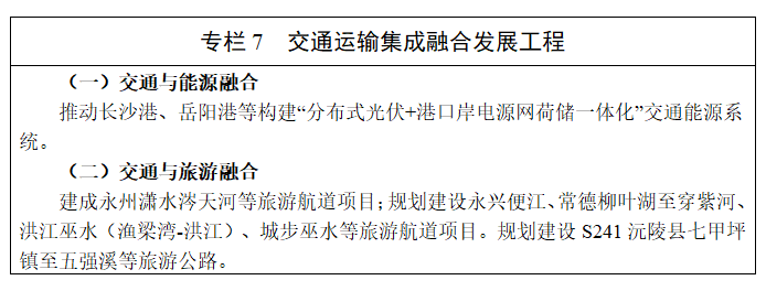 《湖南省现代化综合交通运输体系发展“十五五”规划》(全文)
